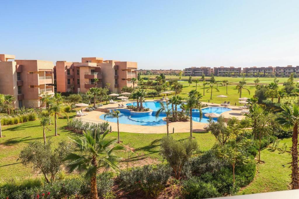Cosy Appartemt Vue Sur Golf Et Montagne Marrakesch Exterior foto