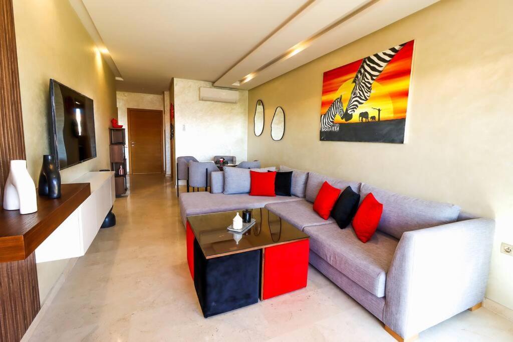Cosy Appartemt Vue Sur Golf Et Montagne Marrakesch Exterior foto