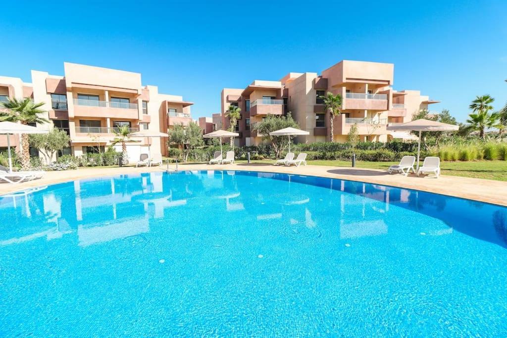 Cosy Appartemt Vue Sur Golf Et Montagne Marrakesch Exterior foto
