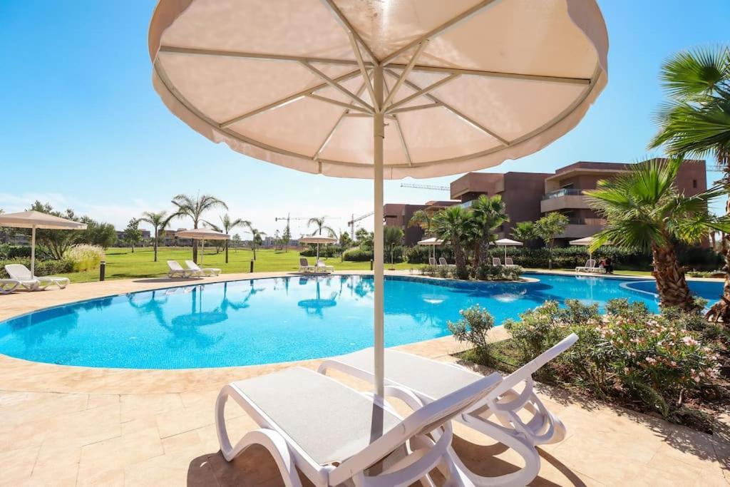 Cosy Appartemt Vue Sur Golf Et Montagne Marrakesch Exterior foto