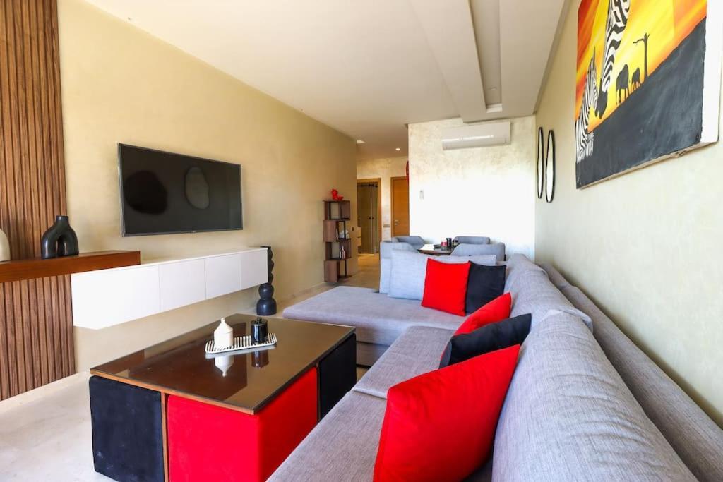 Cosy Appartemt Vue Sur Golf Et Montagne Marrakesch Exterior foto